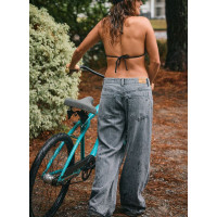 Pantalón Roxy Milla Wide Leg Regular Mid Mujer