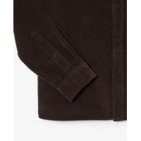 Camisa De Corte Regular De Terciopelo Para Hombre