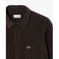 Camisa De Corte Regular De Terciopelo Para Hombre