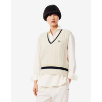 Chaleco Lacoste De Punto De Lana Para Mujer 