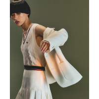 Chaleco Lacoste De Punto De Lana Para Mujer