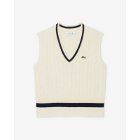 Chaleco Lacoste De Punto De Lana Para Mujer