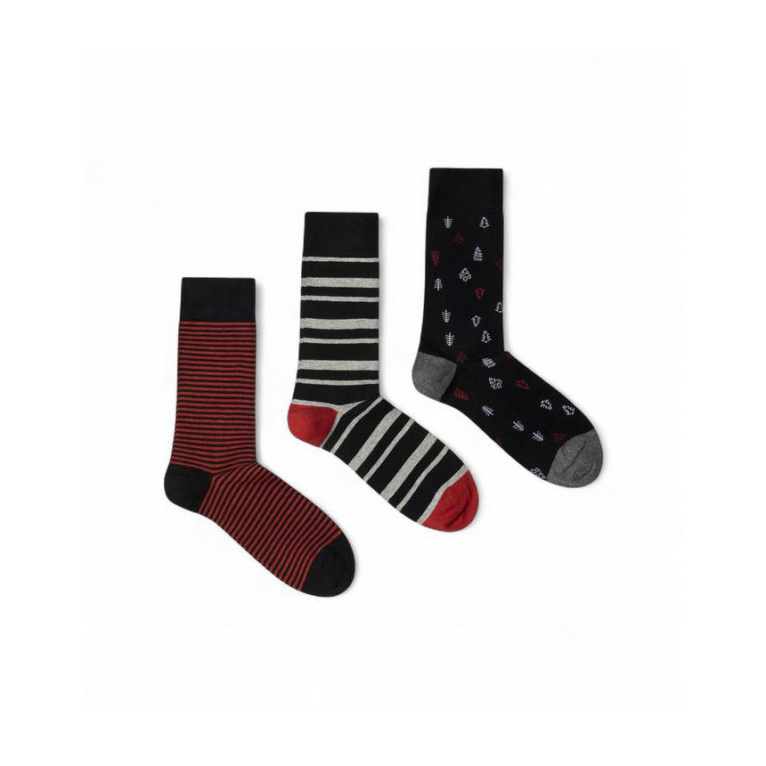 Calcetines Pepe Jeans Xmas Tree 3 Pack Para Hombre