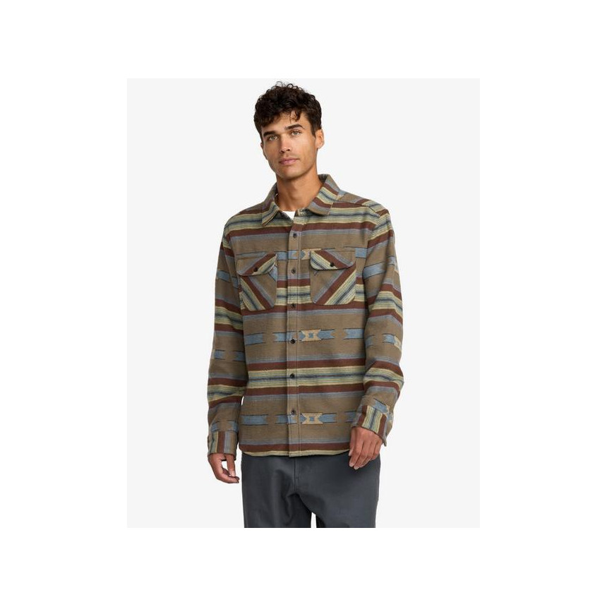 Camisa Rvca Dayshift Blanket Para Hombre 