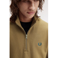 Sudadera Media Cremallera Fred Perry Para Hombre