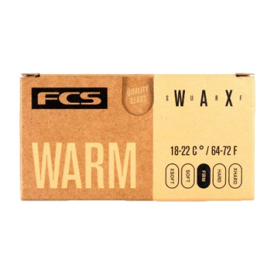 Parafina De Surf FCS Warm (Firm)
