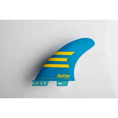 Quillas Feather Fins Ultralight Click Tab Azul/ Amarilla