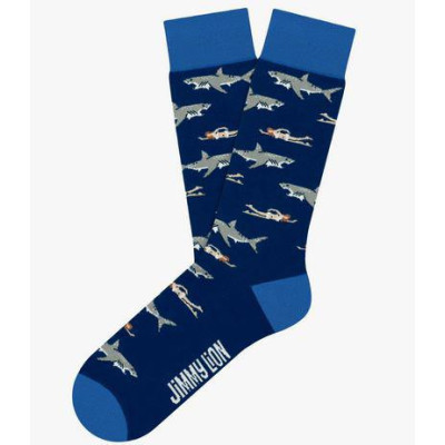 Calcetines Jimmy Lion Jaws Sharks Unisex Azul 