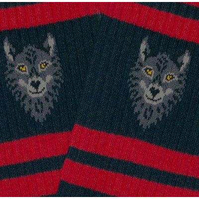 Calcetines Jimmy Lion Athletic Wolf Unisex Azul 