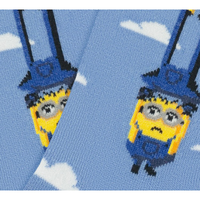 Calcetines Jimmy Lion Minions Sky Para Niños Azul 