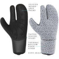 Guantes De Surf Vissla 7 Seas 5 mm 3 Finger
