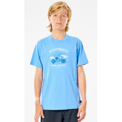 Camiseta Rip Curl Tuckito Para Niños en Azul 