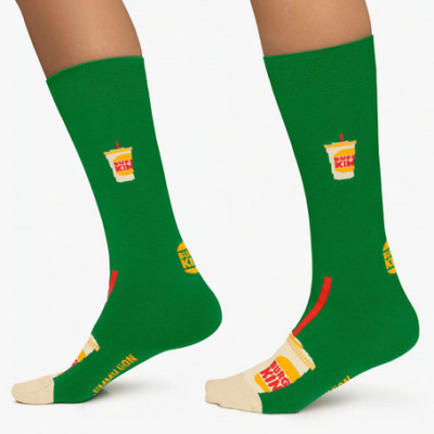 Calcetines Jimmy Lion Burger King Soda Unisex 