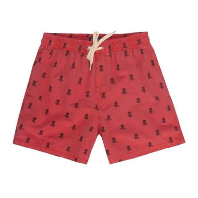 Bañador El Pulpo All Over Para Niños En Rojo
