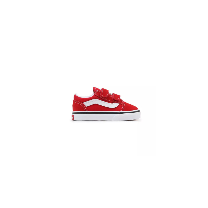 Zapas Vans Old Skool V Para Niños en Rojo 