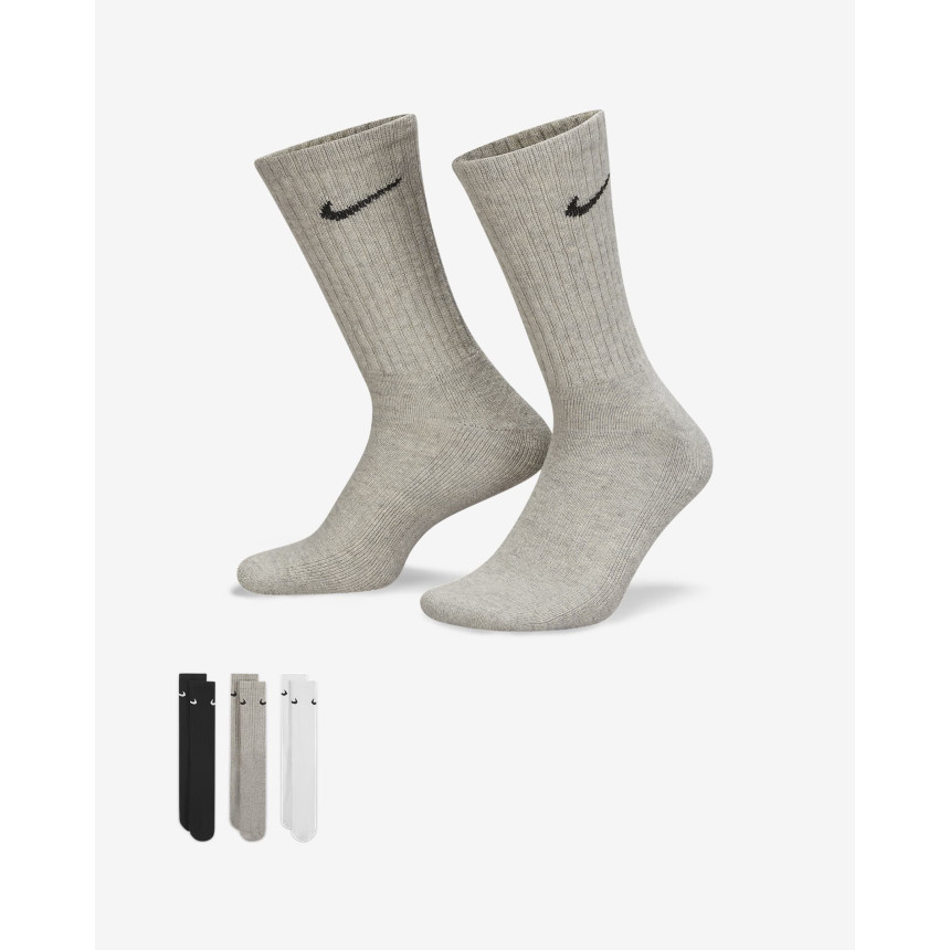 Calcetines Nike Cushioned 3 Pares Colores